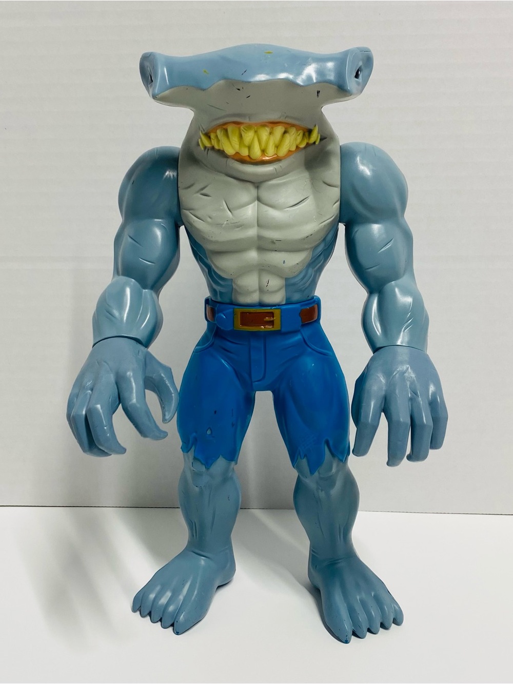 DC Comics King Shark Action Figure - Blue, Gray, Yellow